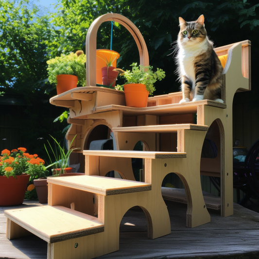 Catio play centre, made to order to any design you want or we can design for you